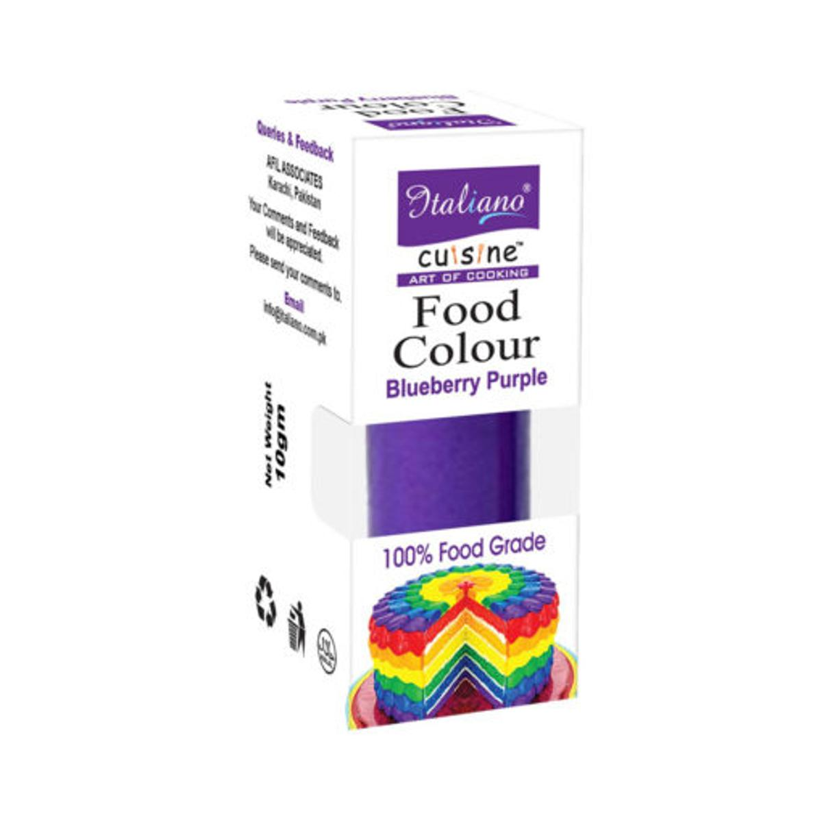 0c2f323d4b61d20907f819d67f998071 Italiano Cuisine Food Colour 100% Food Colour Blueberry Purple - Image 1