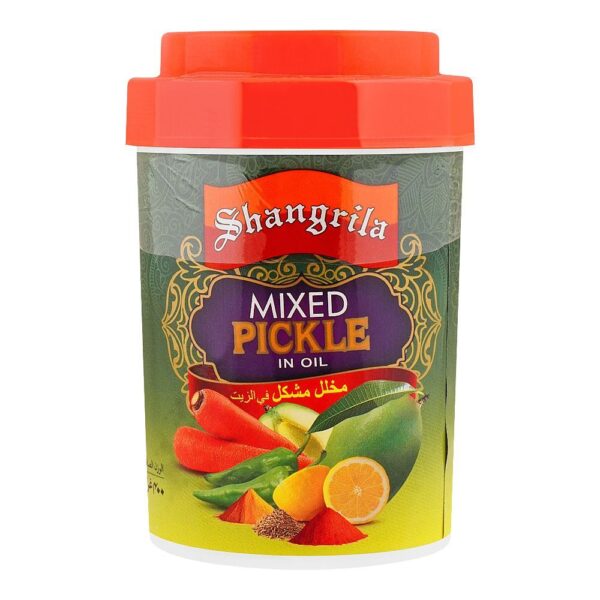 Shangrila Mixed Pickle In Oil Plastic Jar 400 g