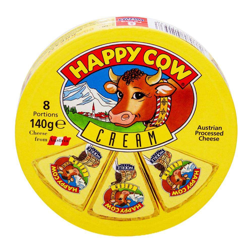 1017005-1 Happy Cow Cheese Cream Portion 140 g - Image 1