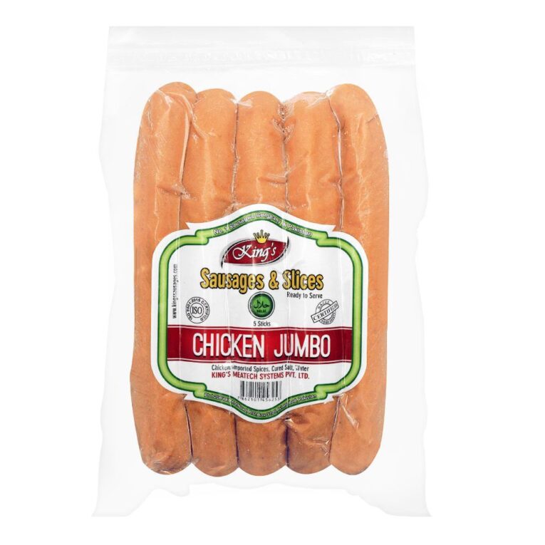King's Jumbo Chicken Sausages 5pcs - Image 1