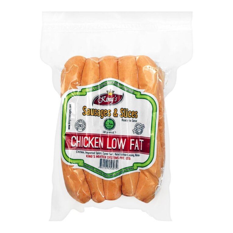 Kings Chicken Low Fat Sausage 340 g - Image 1
