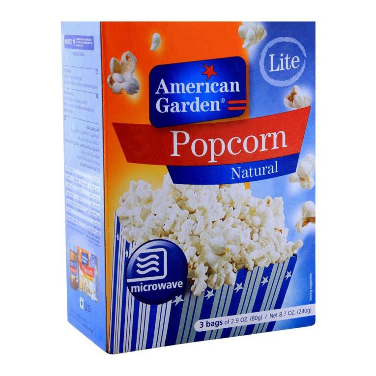 American Garden Popcorn Natural Lite 240 g - Image 1