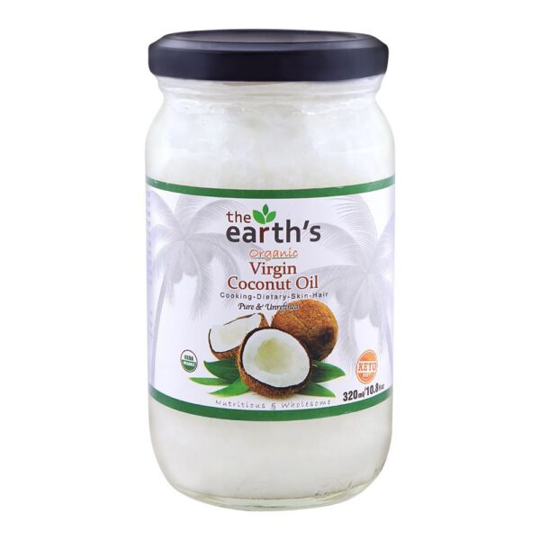 The Earth's Coconut Oil Organic 320 g