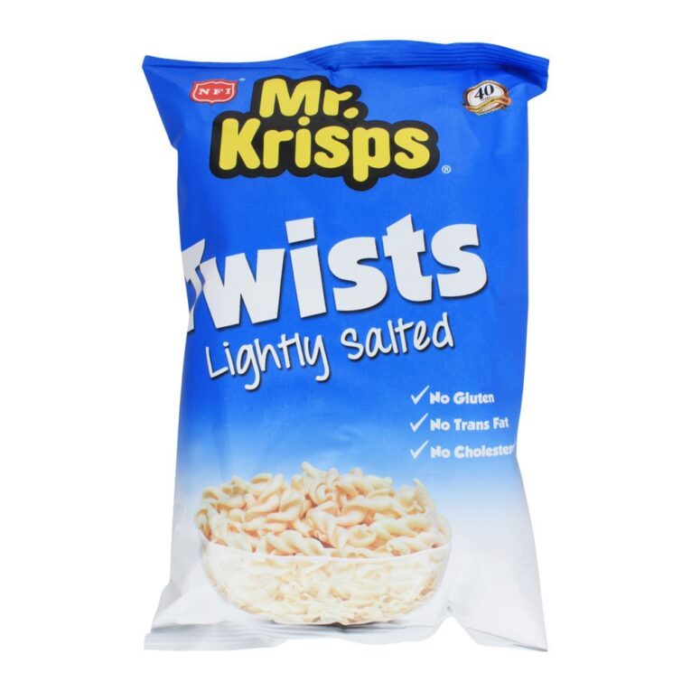 Mr. Krisps Twists, Lightly Salted Flavour Gluten Free 80 g - Image 1