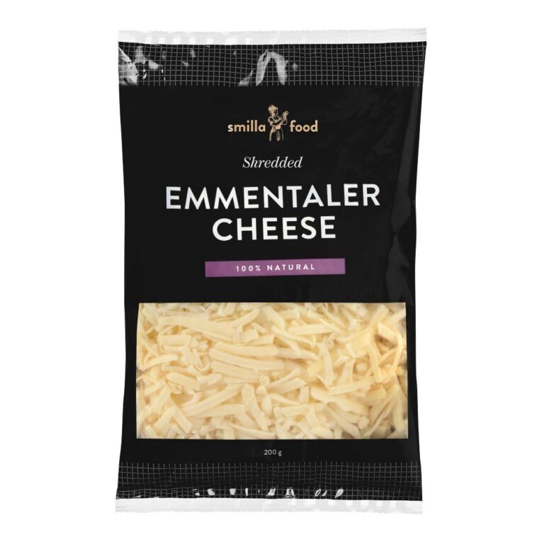 Smilla Shredded Emmentaler Cheese 200 g - Image 1