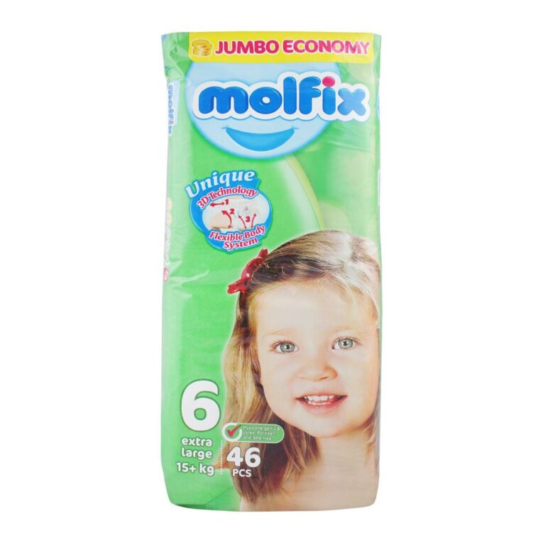 Molfix Diaper Jumbo Econ E/Large (6)  46 Units - Image 1