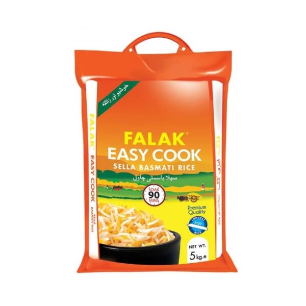 Falak Easy Cook Sella Basmati Rice 5 Kg