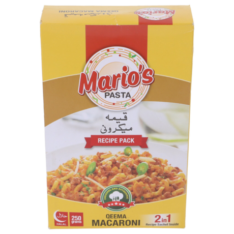 Mario's Pasta Recipe Pack Qorma Macaroni 250 g