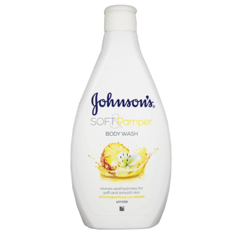 Johnson's Soft & Pamper Body Wash - Pineapple and Lily Aroma 400 ml