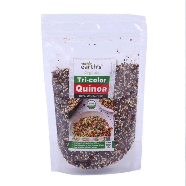 The Earth's Tri Color Quinoa Organic 250 g