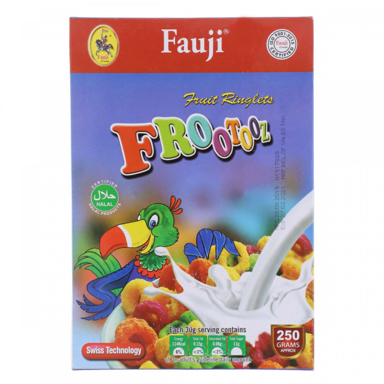 Fauji Fruit Ringlets Frootooz Cereal 250 g - Image 1