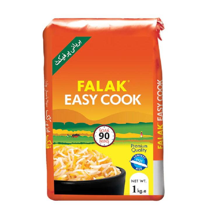 Falak Easy Cook Sella Basmati Rice 1 Kg - Image 1