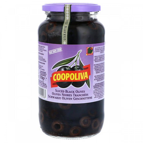 4f4f2717-adf4-4e57-88d1-1a6c97317d2b Coopoliva Sliced Black Olives 955 g - Image 1