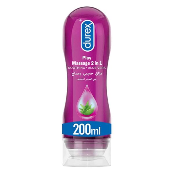 Durex Play Massage Intimate Lube With Soothing Aloe Wash 200ml