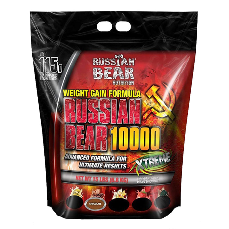 Russian Bear 10000 Weight Gainer 15 lbs - Image 1