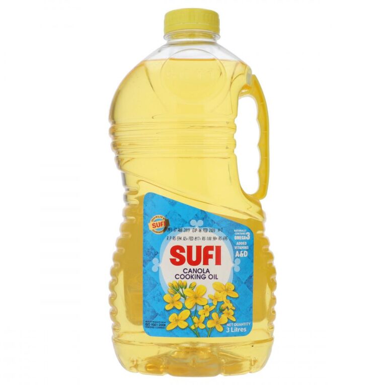 SUFI CANOLA COOKING OIL BOTTLE 3 LTR - Image 1