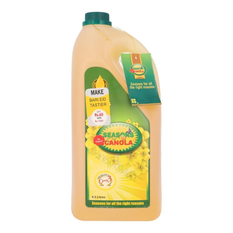 SEASONS CANOLA OIL BOTTLE 4.5 LTR - Image 1