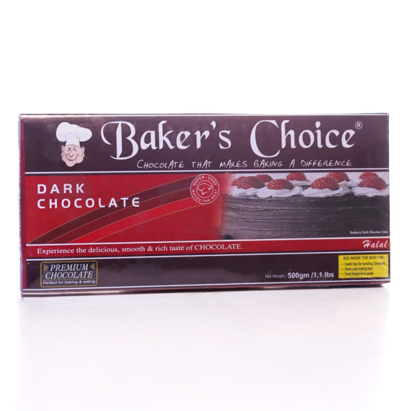 Bakers Choice Dark Chocolate 500 g - Image 2