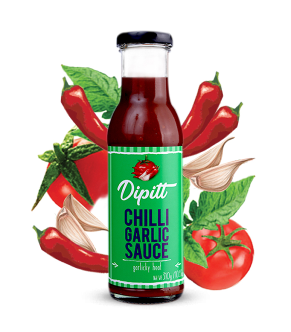 Dipitt Chilli Garlic Sauce 310 g - Image 2