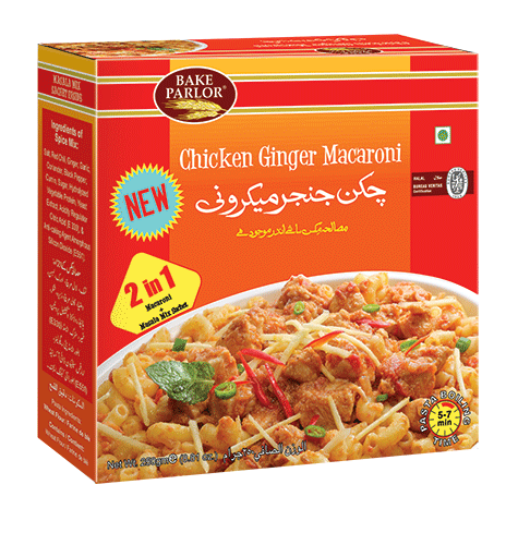 Ginger-simulation-Pack-BP Bake Parlor Chicken Ginger Macaroni 250 g - Image 1