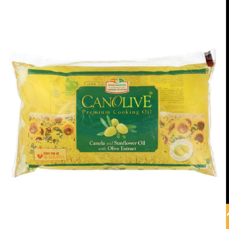 CANOLIVE PREMIUM CANOLA OIL POUCH 1 LTR - Image 1