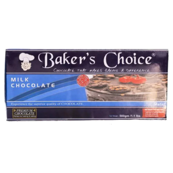 Bakers Choice Milk Chocolate 500 g