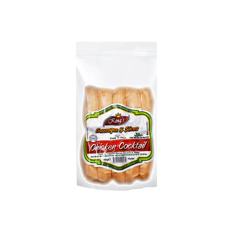 YdjlmvOjSHB4qxci7FJSTJoetxKKB5IC7ES2MGCH King's Chicken Cocktail Sausages 340 g - Image 1