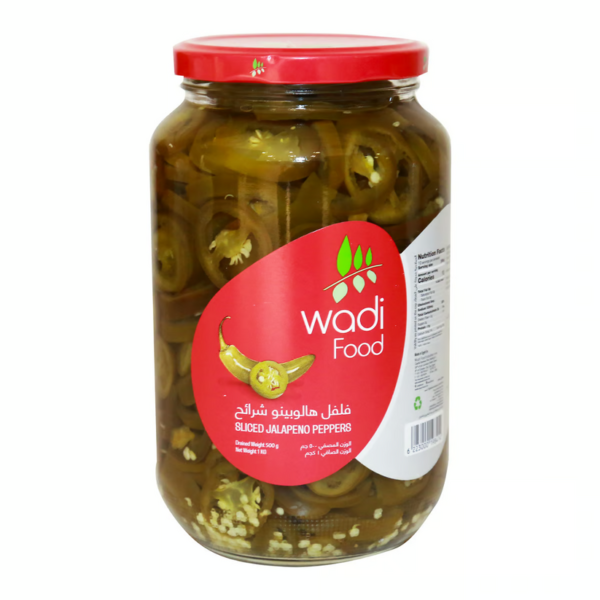 Wadi Food Sliced Jalapeno Peppers 240 g