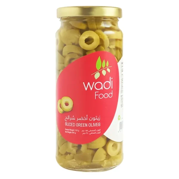 Wadi Food Olive Green Slice 340 g