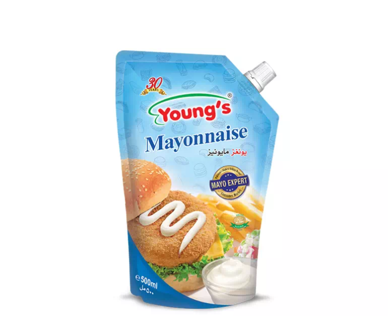 Young's Mayonnaise Pouch 500 ml - Image 1