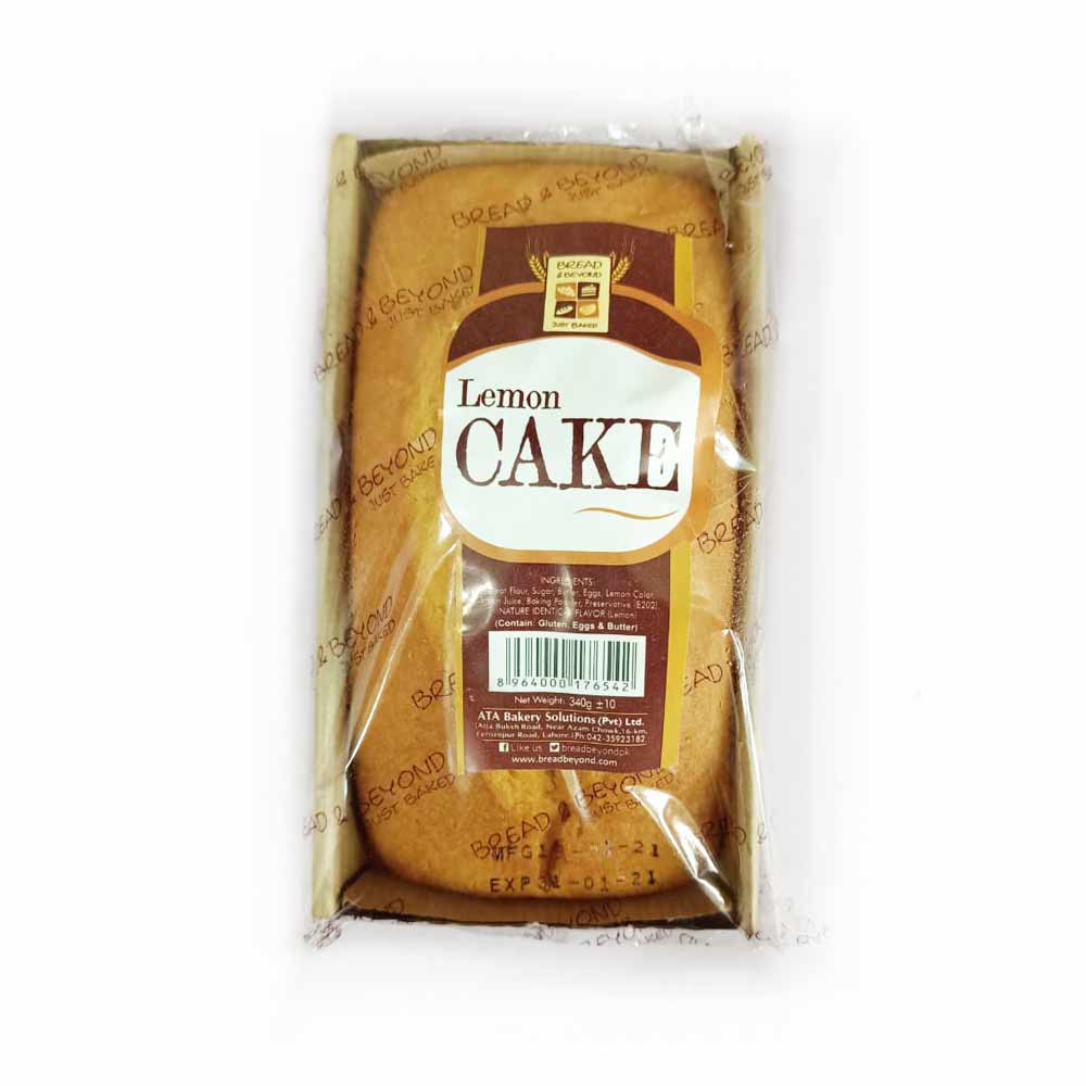 grocerapp-breadbeyond-lemon-cake-340gm-6012aa893710f Bread & Beyond Lemon Cake 340 g - Image 1