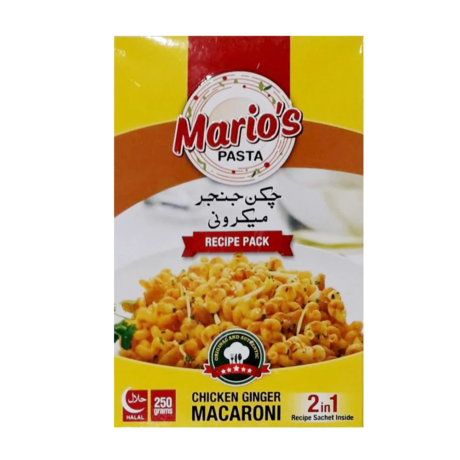 Mario's Pasta Recipe Pack Chicken Ginger Macaroni 250 g
