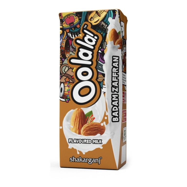 Oolala Badam & Zafran Flavored Milk 180 ml - Image 1