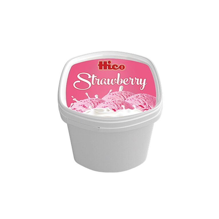 Hico Strawberry Ice Cream 750 ml - Image 1