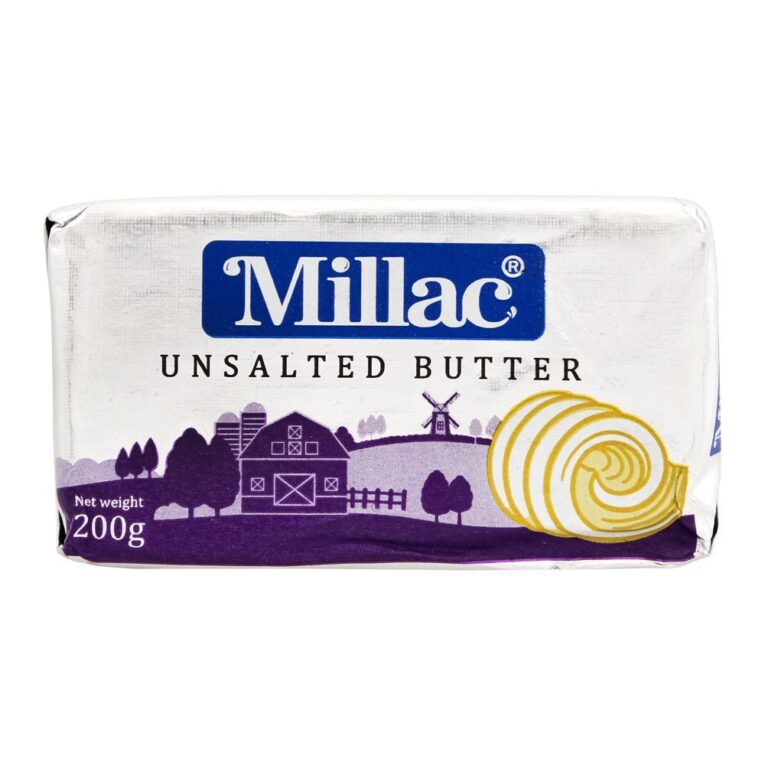 Millac White Unsalted Butter 200 g - Image 1