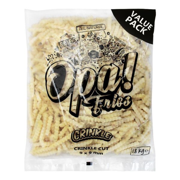 Opa! Crinkle Fries 1800 g