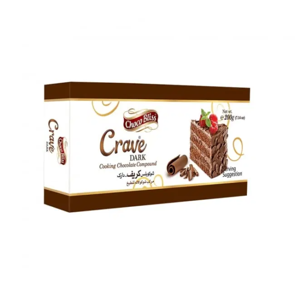 Choco Bliss Crave Dark Cooking Chocolate Compound 500 g