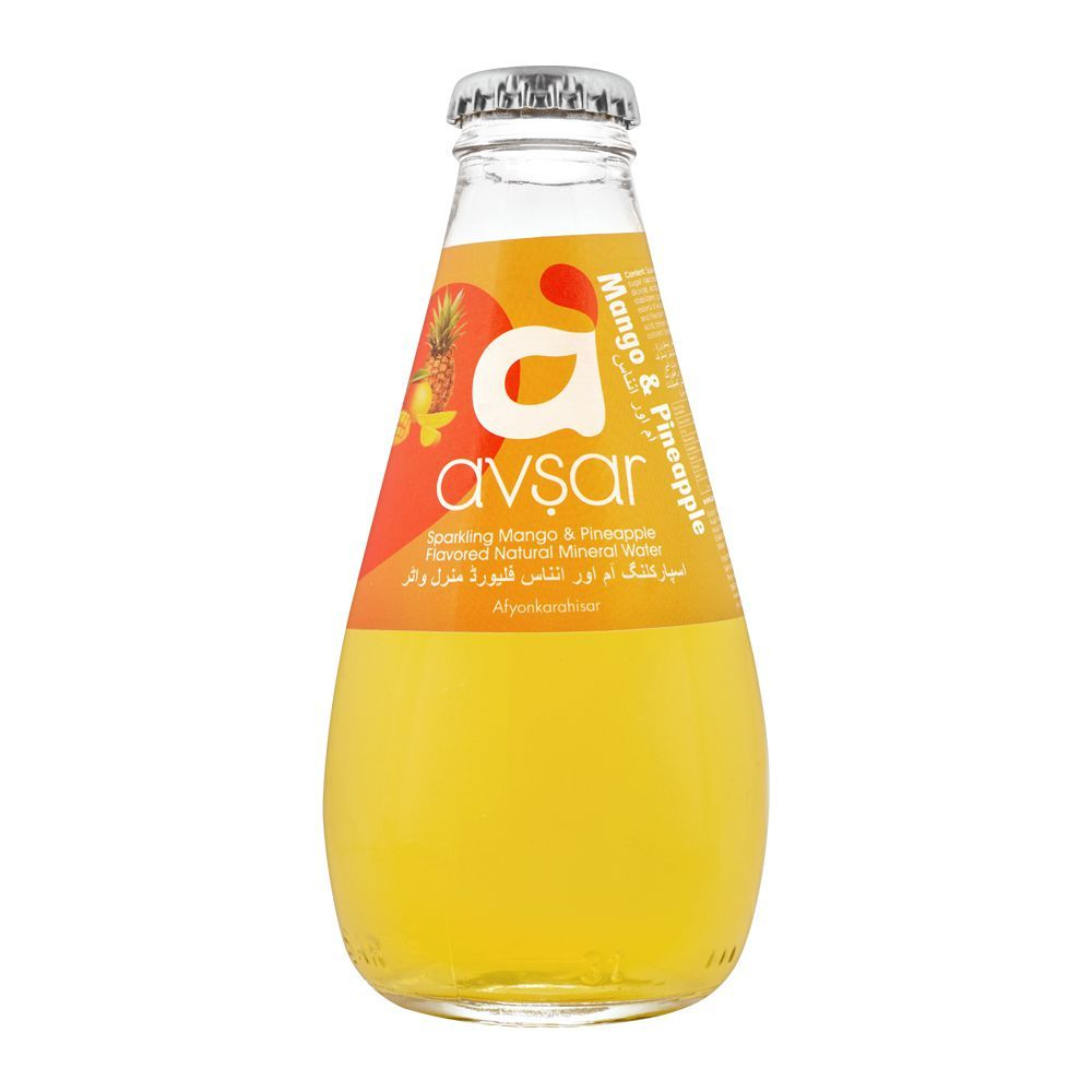 iuc-1_1 Avsar Sparkling Mango & Pineapple Mineral Water 200 ml - Image 1