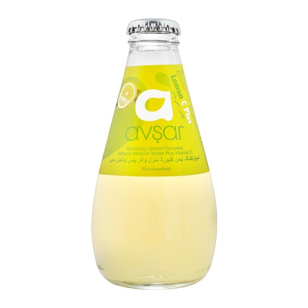 iue-1 Avsar Sparkling Lemon C Plus Natural Mineral Water 200 ml - Image 1