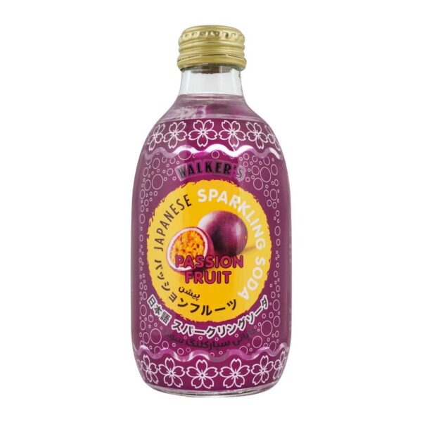 Walker's Japanese Sparkling Soda, Passion Fruit 290 ml