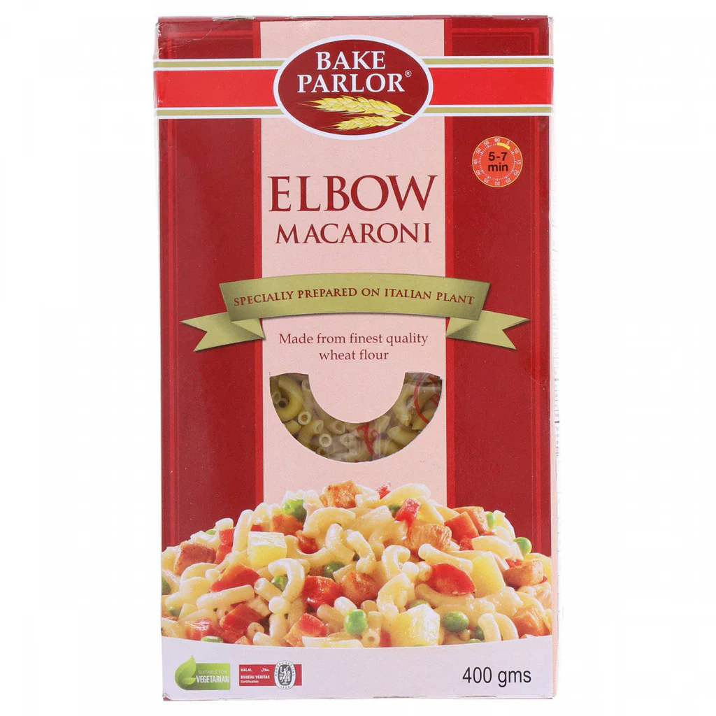 lotte-kolson-pvt-limited-groceries-bake-parlor-elbow-macaroni-400g-6951147438209_1024x Bake Parlor Elbow Macaroni 400 g - Image 1