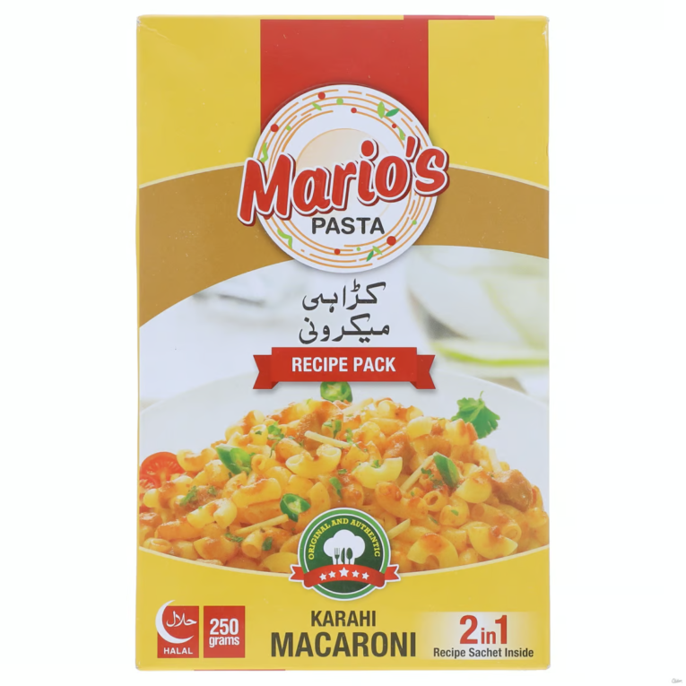Mario's Pasta Recipe Pack Karahi Macaroni 250 g - Image 1