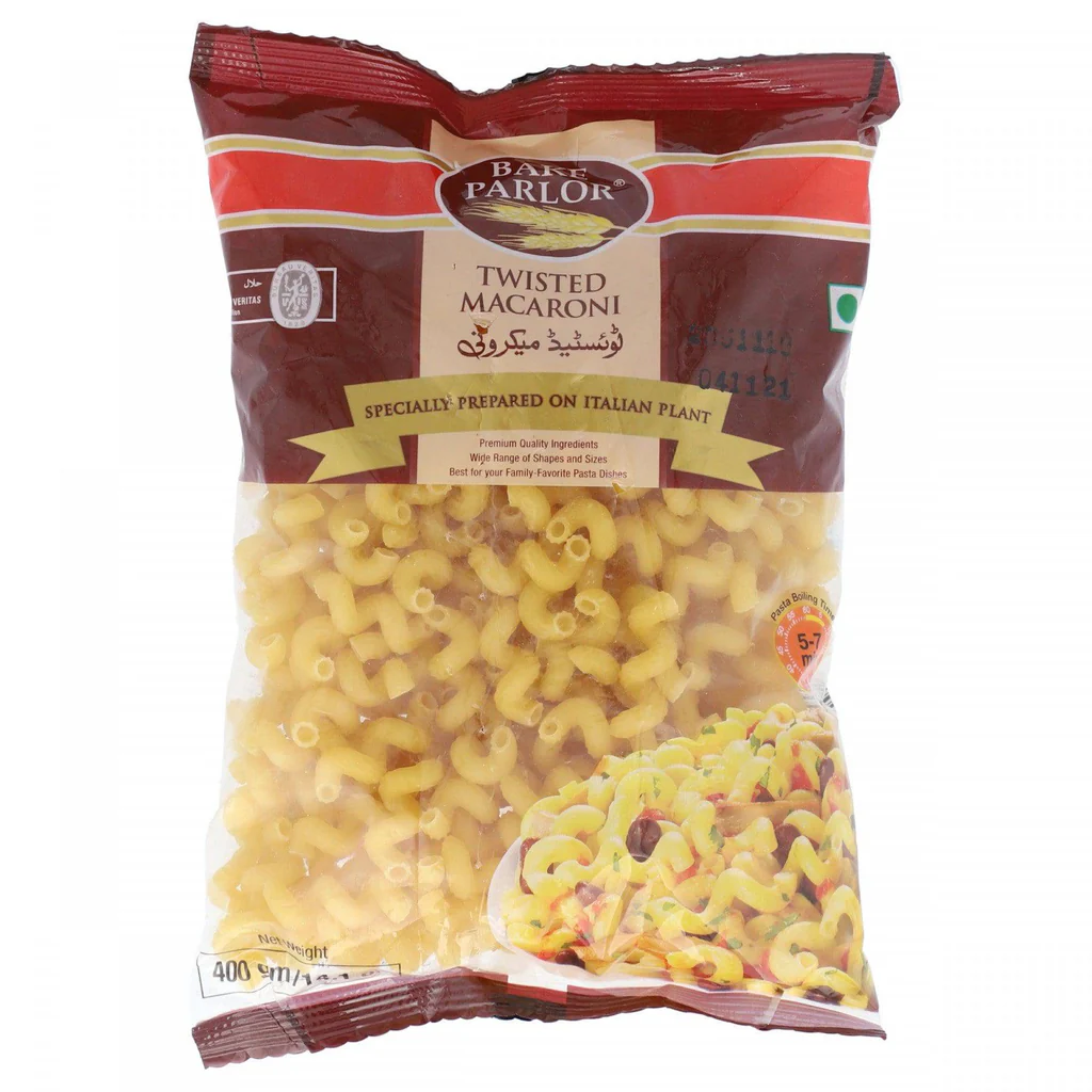 rasul-group-of-companies-groceries-bake-parlor-twisted-macaroni-400g-6951150485633_1024x Bake Parlor Macaroni Twisted 400 g - Image 1