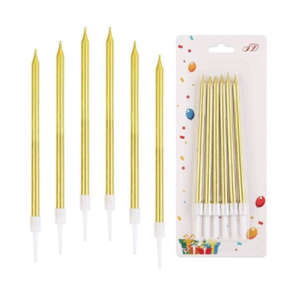 Golden Candle 6 pcs