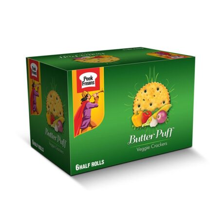 Peek Freans Butter Puff Veggie Crackers 420 g - 12 snack packs