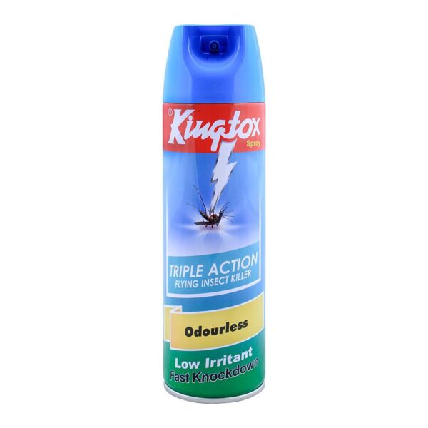 Kingtox Spray Triple Action Flying Insect Killer Odorless 400 ml