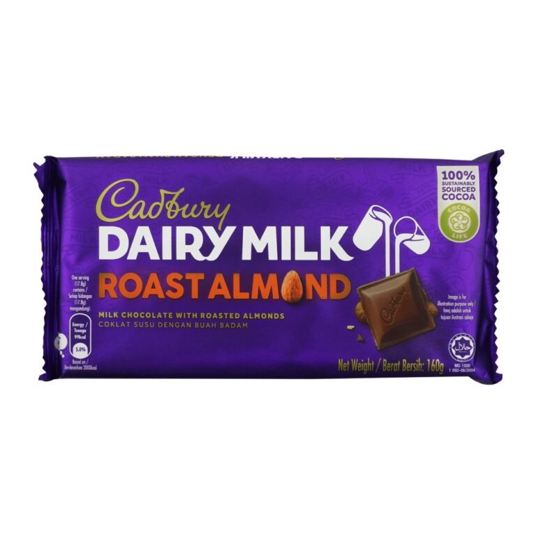 Cadbury Dairy Milk Roast Almond 160 g - Image 1