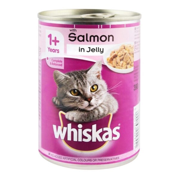 Whiskas Salmon In Jelly Cat Food 390 g