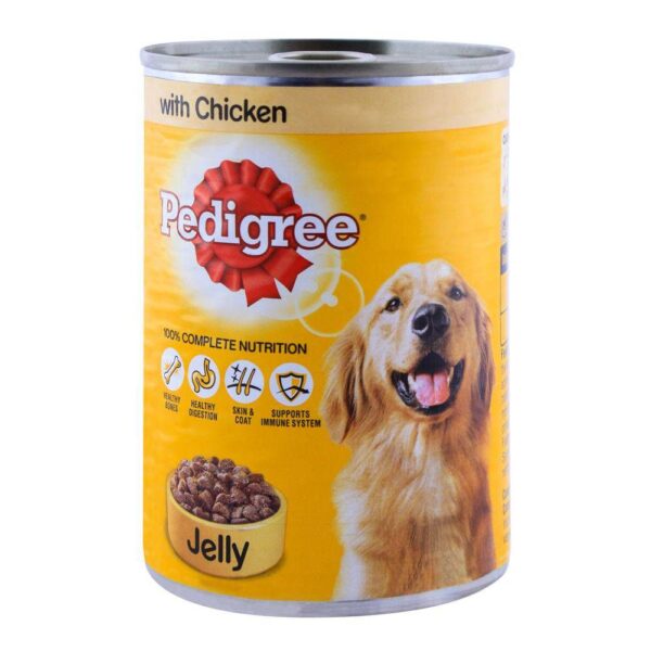 Pedigree Dog Food Tin With Chicken Jelly 385 g