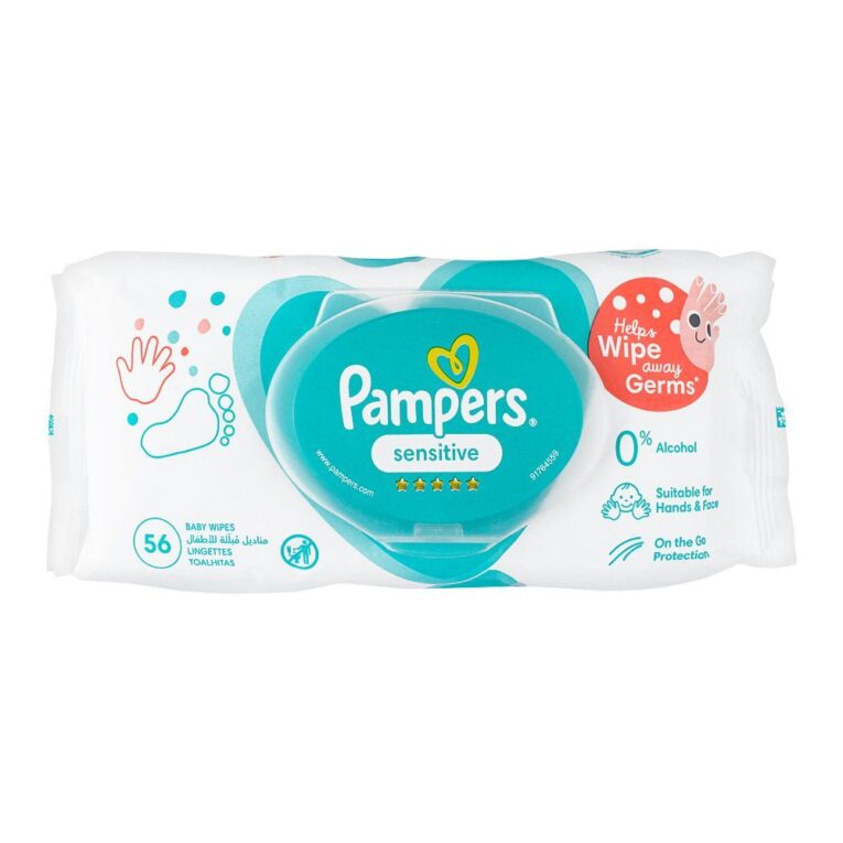 Pampers Baby Wipes Sensitive Protect 56 wipes - Image 1